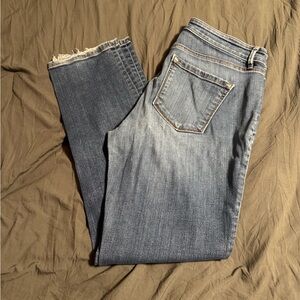 LOFT Women's Straight Leg Jeans in Classic Blue